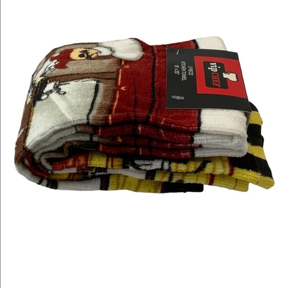 VIP Chef Kitchen Towel Set Fat Italian Chef Decor Set of 2 Thick Absorbent - Picture 8 of 11